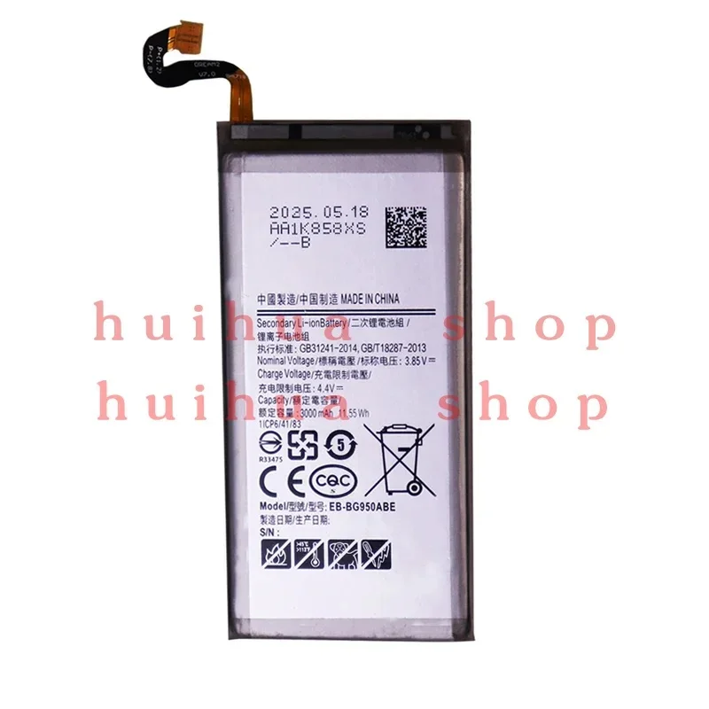 Flash sales  EB-BG950ABE 3000mAh rechargeable batteries For SamsungS8 SM-G9508 G950T G950U/V/F/S G950A G9500 G950+free TOOl
