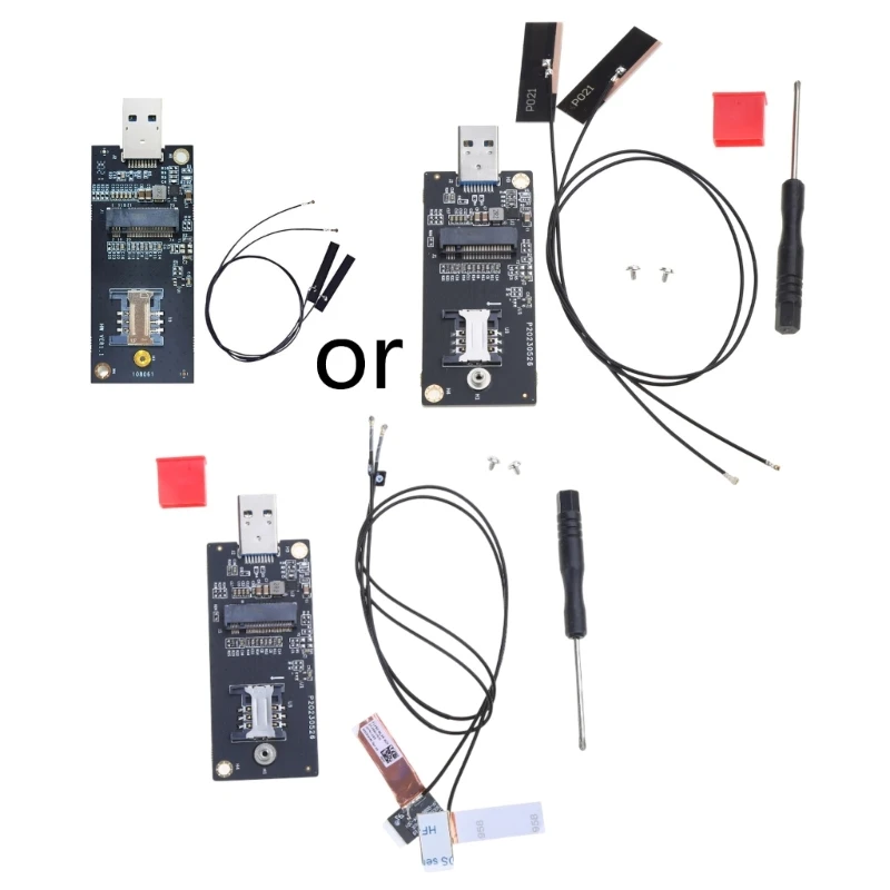 

WLAN WWLAN LTE Module USB3.0 Adapter Card DW5811e DW5816E EM7455 L860-GL