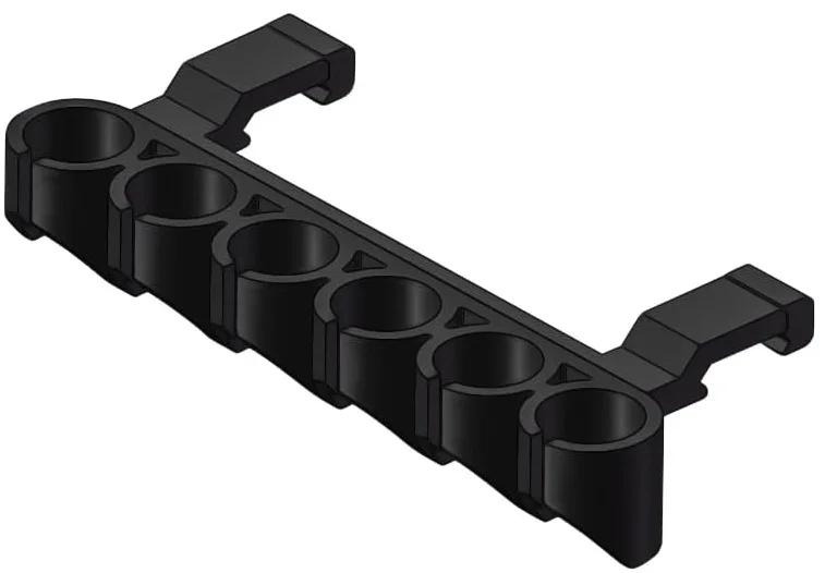 

Side Saddle 12 Gauge Shotgun Shell Holder | Compatible with 20mm Picatinny Mounting Platforms,