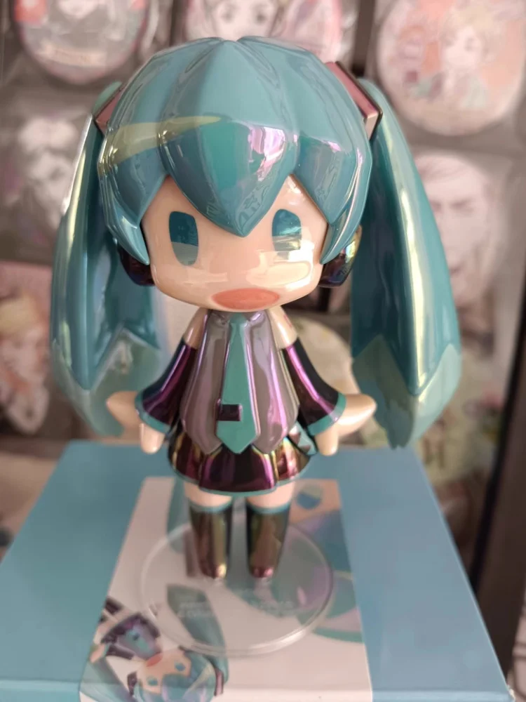 Hatsune Miku Gsc Spot Genuine Hello Good Smile Action Figure Aurora Colorful/Transparent Pearlescent Ver Anime Manual Model Gift