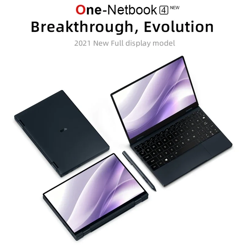 

ONE-NETBOOK OneMix 4 ноутбук 10,1 дюймов Win 10 Home 16 Гб ОЗУ разблокировка отпечатком пальца электронная книга ноутбук компьютер