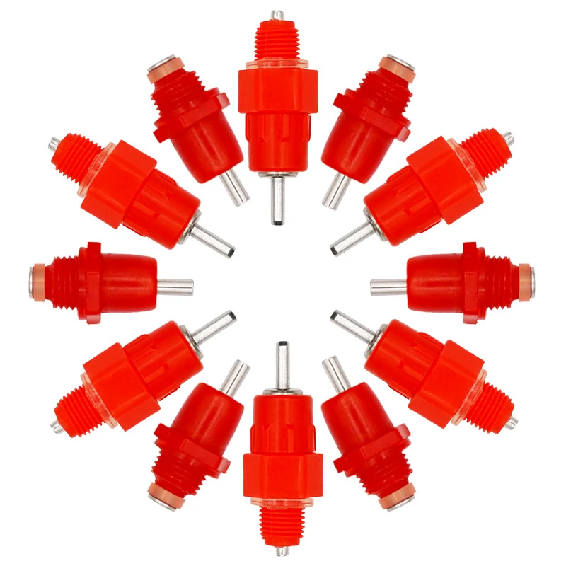 10/15/20/50 Pcs Huhn Tränke Nippel Trinker Wachtel Taube Tränke Nippel Automatische Wasser Frühling Typ Geflügel landwirtschaft Liefert – Detail 8