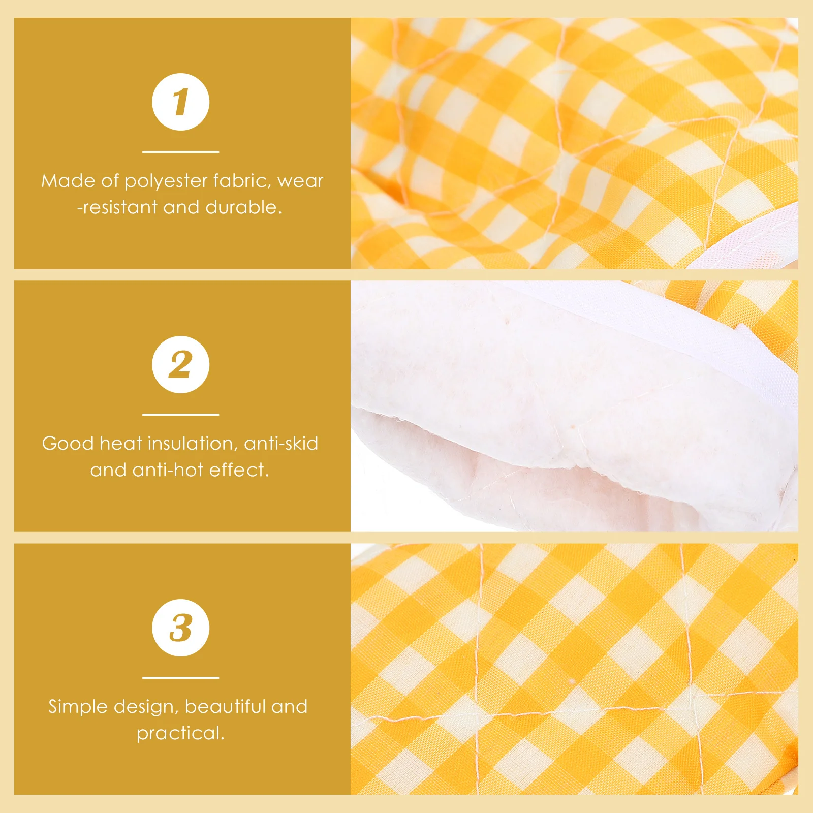 

1pcs Kids Baking Gloves Heat Resistant Oven Mitts For Microwave Cooking Wear Resistant Kitchen Glove For Children Adorable