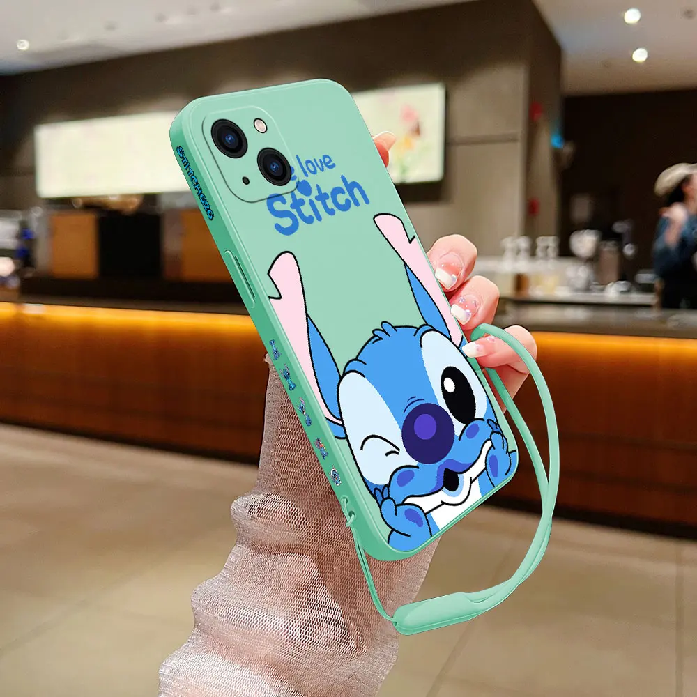 Cute Cartoon Stitchs Phone Case For Xiaomi Mi 13 12 12T 12S 11 11T Ultra 10 10T 9 9T 9SE 8 Pro Lite 5G Liquid Silicone Cover images - 6