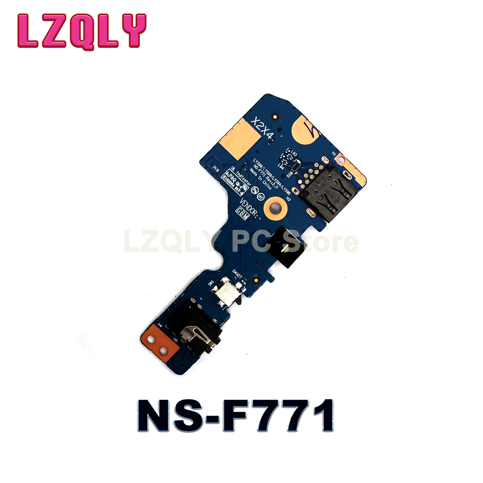 

FOR For Lenovo Legion 5 15ARP8 15APH9 83EF Laptop USB AUDIO Board 5C50S25600 NS-F771