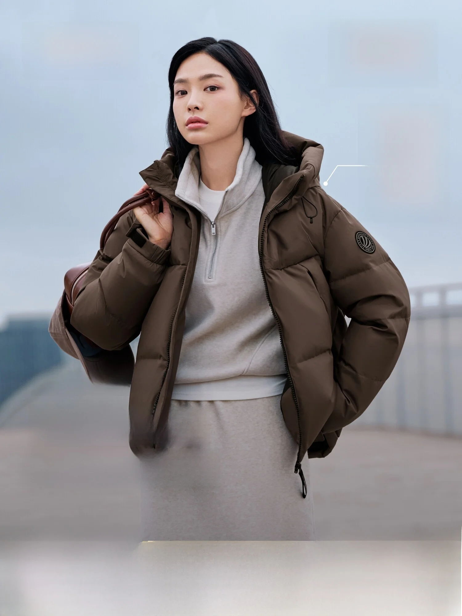 

Куртка Bosideng New Style унисекс, спортивная, теплая, на утином пуху, объемного кроя, модная, нейтральная, универсальная, для мужчин и женщин, Government S...