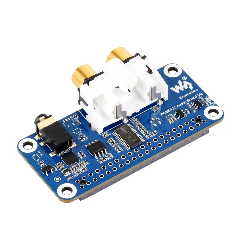 Płytka audio Waveshare PCM5122 HIFI I2S DAC dla Raspberry Pi 40PIN GPIO Port Karta dźwiękowa dla PI5/PI4/Zero — zdjęcie produktu 5