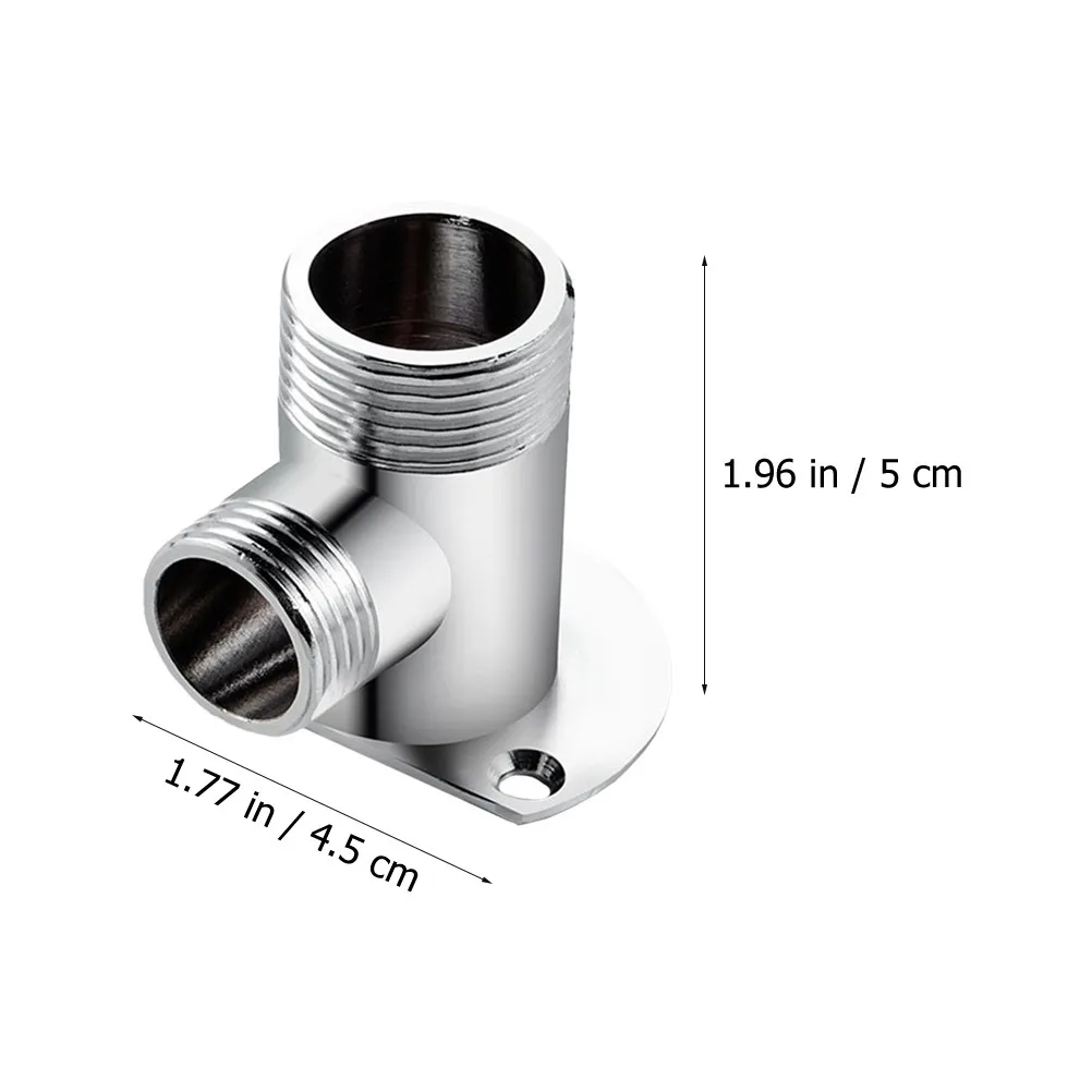 Shower Adapter Assembly Kit Copper Anti Rust Fixed Base Durable Replacement Part for Home Bathroom