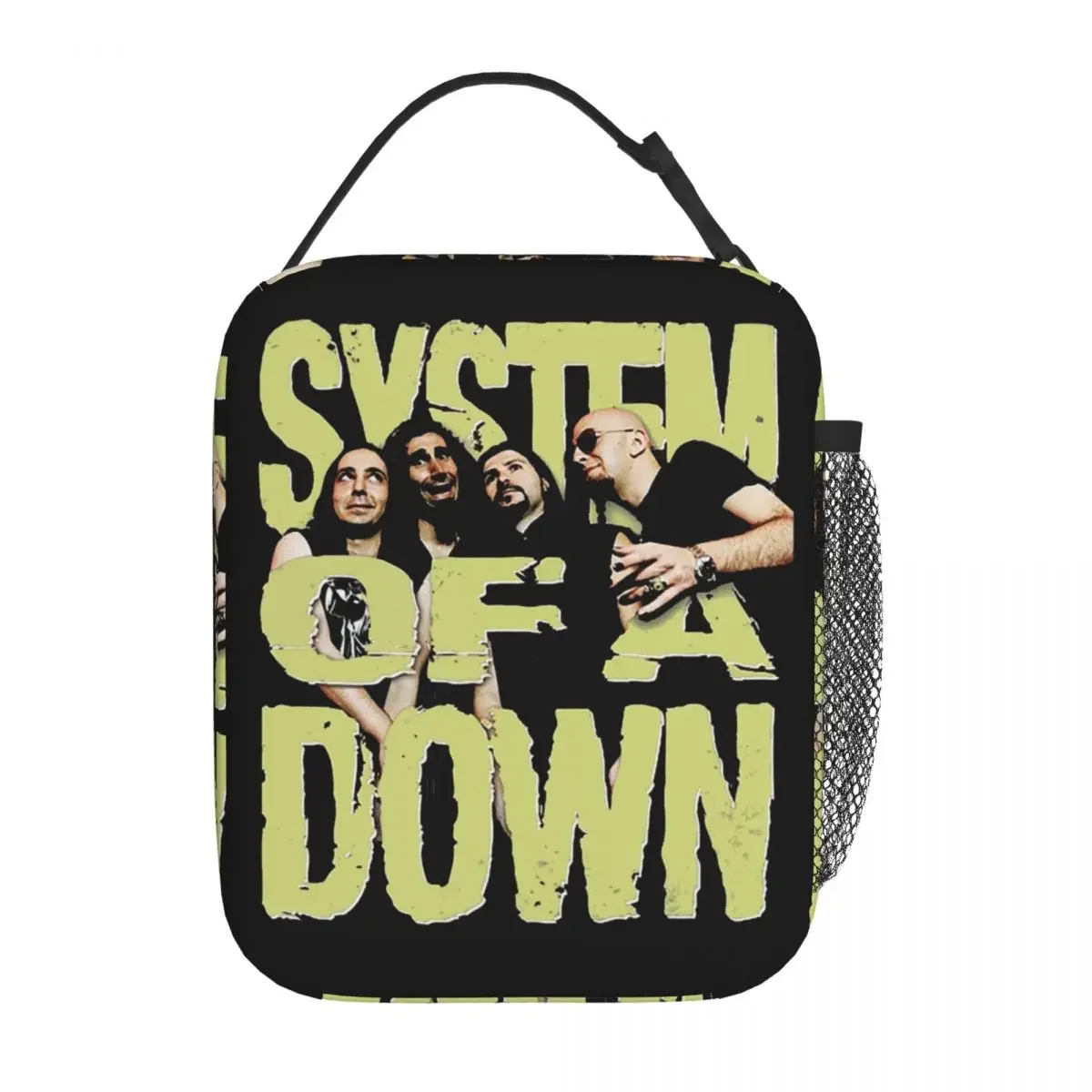 System Of A Down Merch Insulated Lunch Tote Bag School SoaD Band Lunch Container Reusable Unique Design Thermal Cooler Bento Box