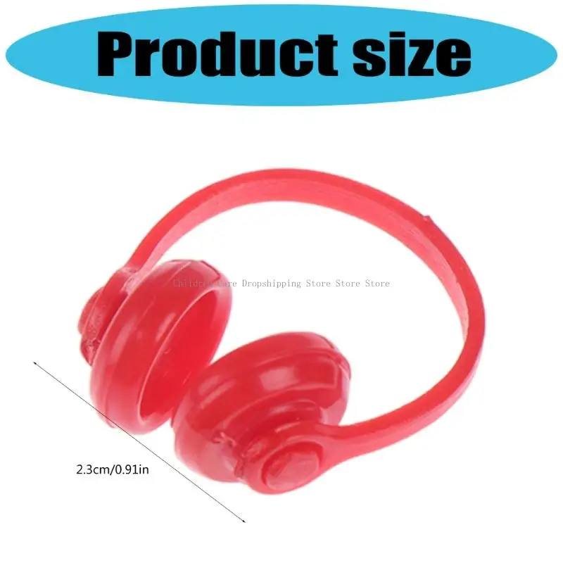 Miniatur -Computerraum -Kopfhörer -Requisiten mit für 1/12 Puppenhäuser -Modellanzeigen