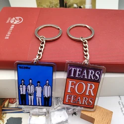 Popular Rock Band Acrylic Keychain Fashion Music Bag Pendant Keychain Fan Friend Gift Accessories