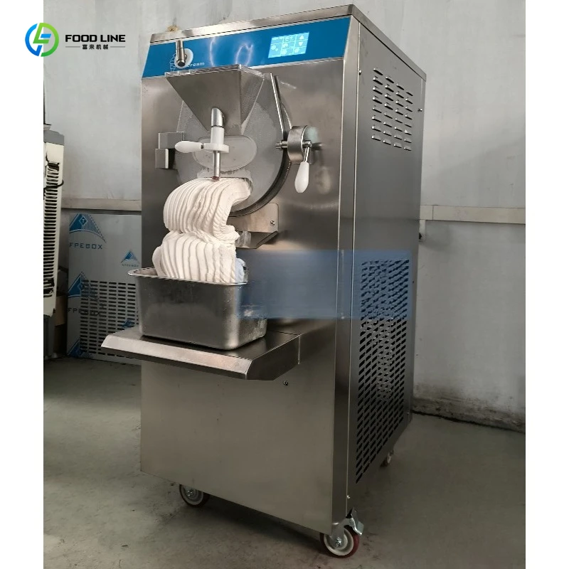 Customized Hard Ice Cream Machine Batch Freezer Professional Ice Cream Manufacturer Equipment