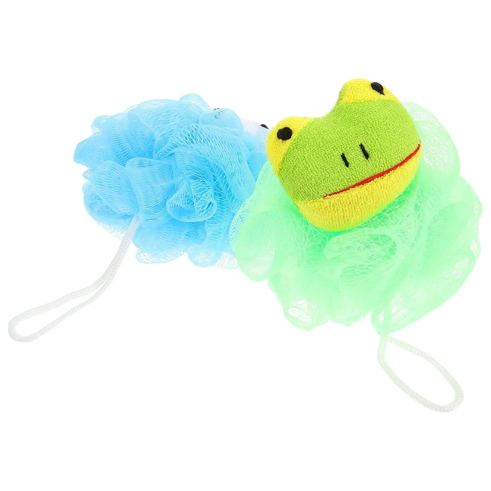 

2 Pcs Bath Ball Sponges Girls Kids Scrubber Accessories Exfoliating Body Super Soft