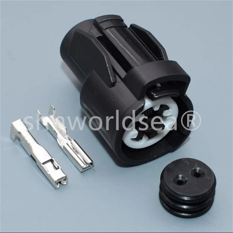 Shhworldsea 2 Pin Female 6189-0156 Oil Pressure Switch Knock Sensor Cooling Fluid Sensor wire Connector For Honda Acura VTEC