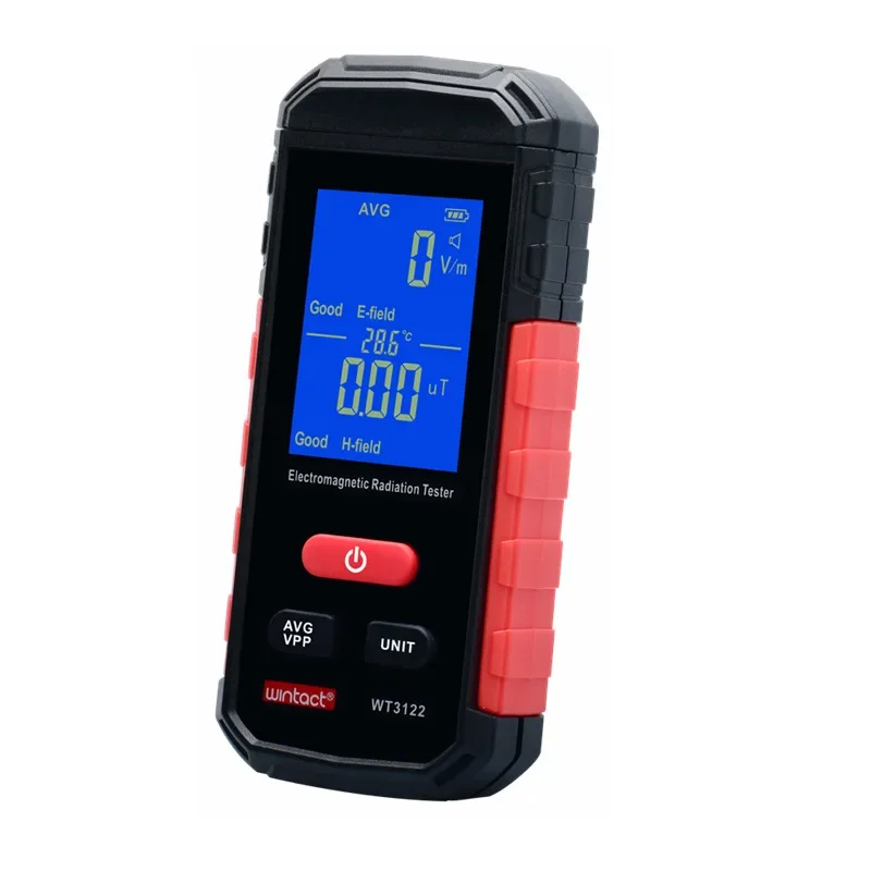 Geiger counter new WT3122 electromagnetic field detector  wave radiator mobile phone radiation tester audible  visual alarm