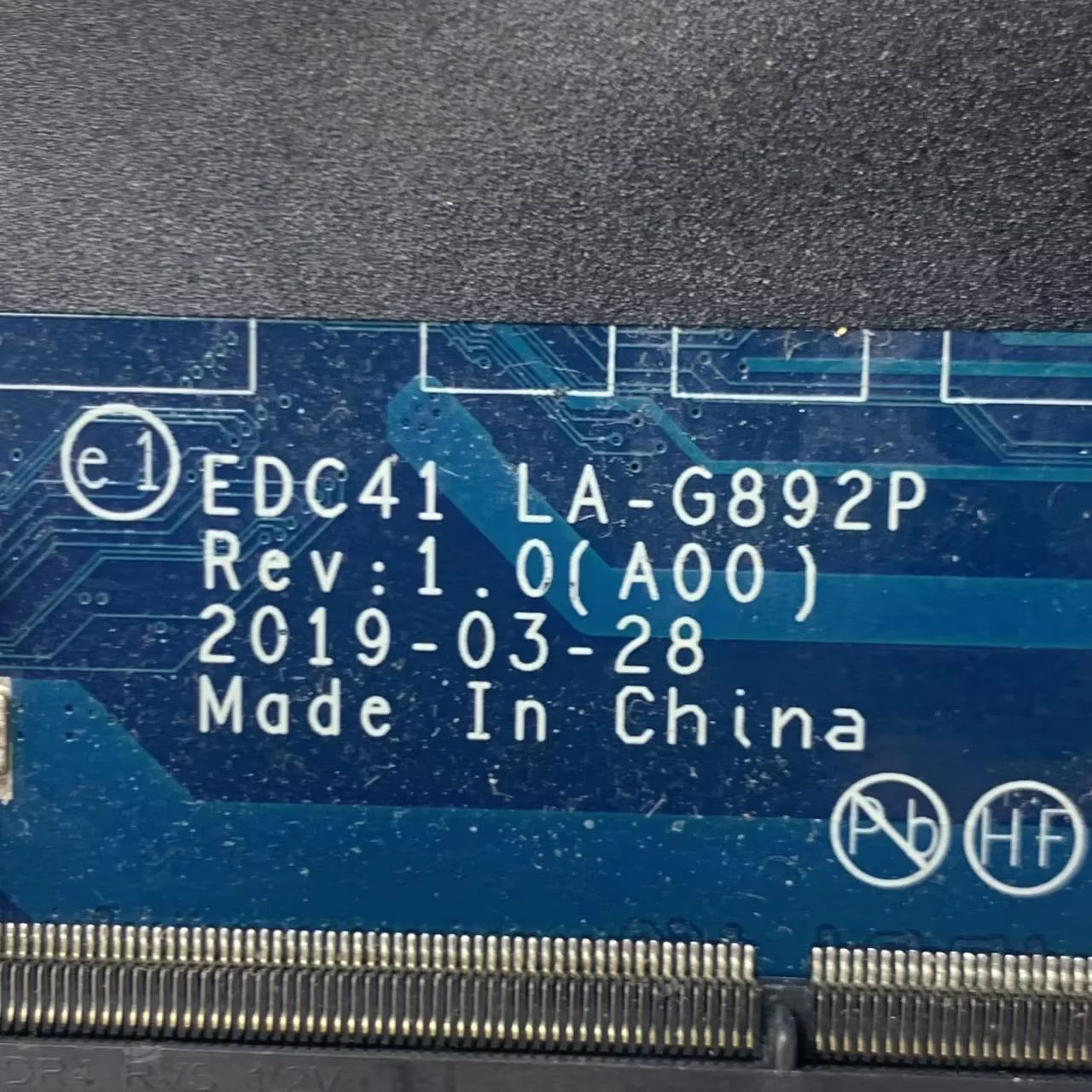 Placa-mãe para laptop Dell Latitude 5400 LA-G892P i5-8365U i7-8665U 05T75M 06RVRC, placa principal de notebook totalmente testada