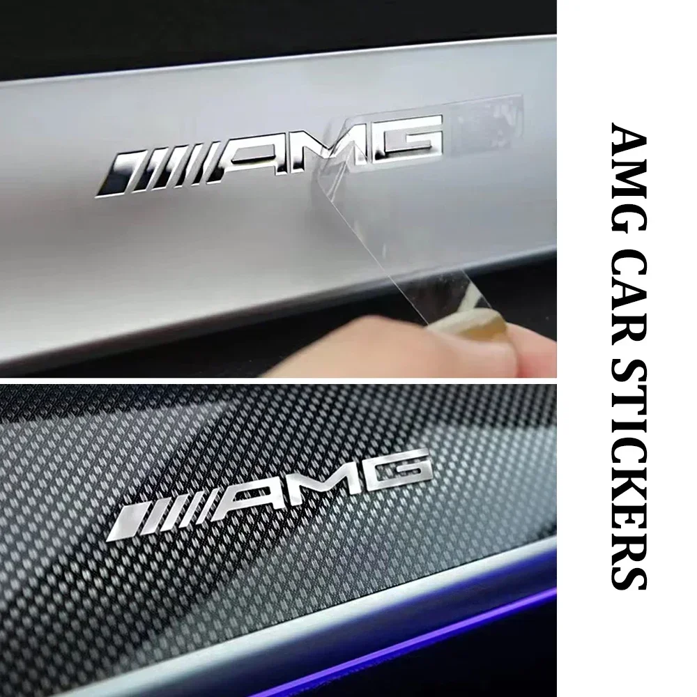 Metal emblem Auto Decor Decals Car Window Wiper Stickers For Mercedes Benz AMG W212 W204 W211W168 W213 W205 W210 W124