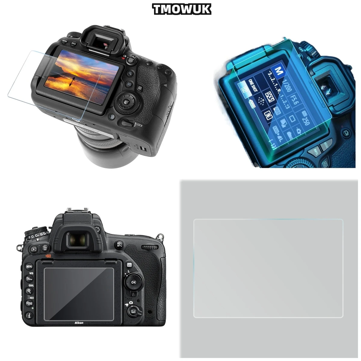 

For Nikon D7500 9H Hardness Tempered Glass LCD Screen Protector HD Clear Anti-Scratch Film