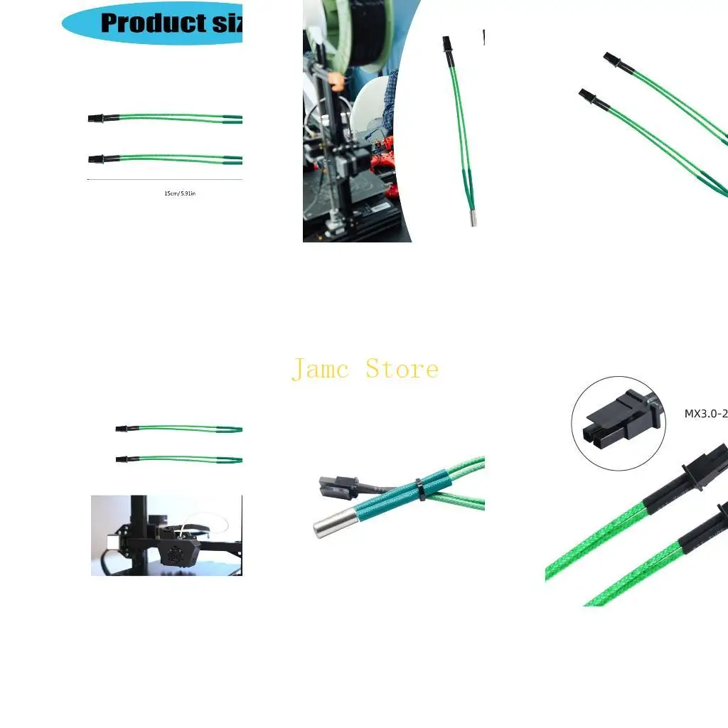 

LX0B 3D Printer Heater Efficient 24V 65W Heating Cartridge Hotend Replacement