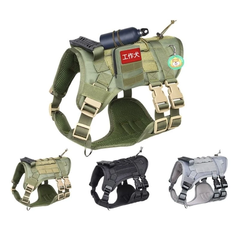 Practical gran chaleco perros Arnés para perros para entrenar caminatas y diversión aire libre C7AC