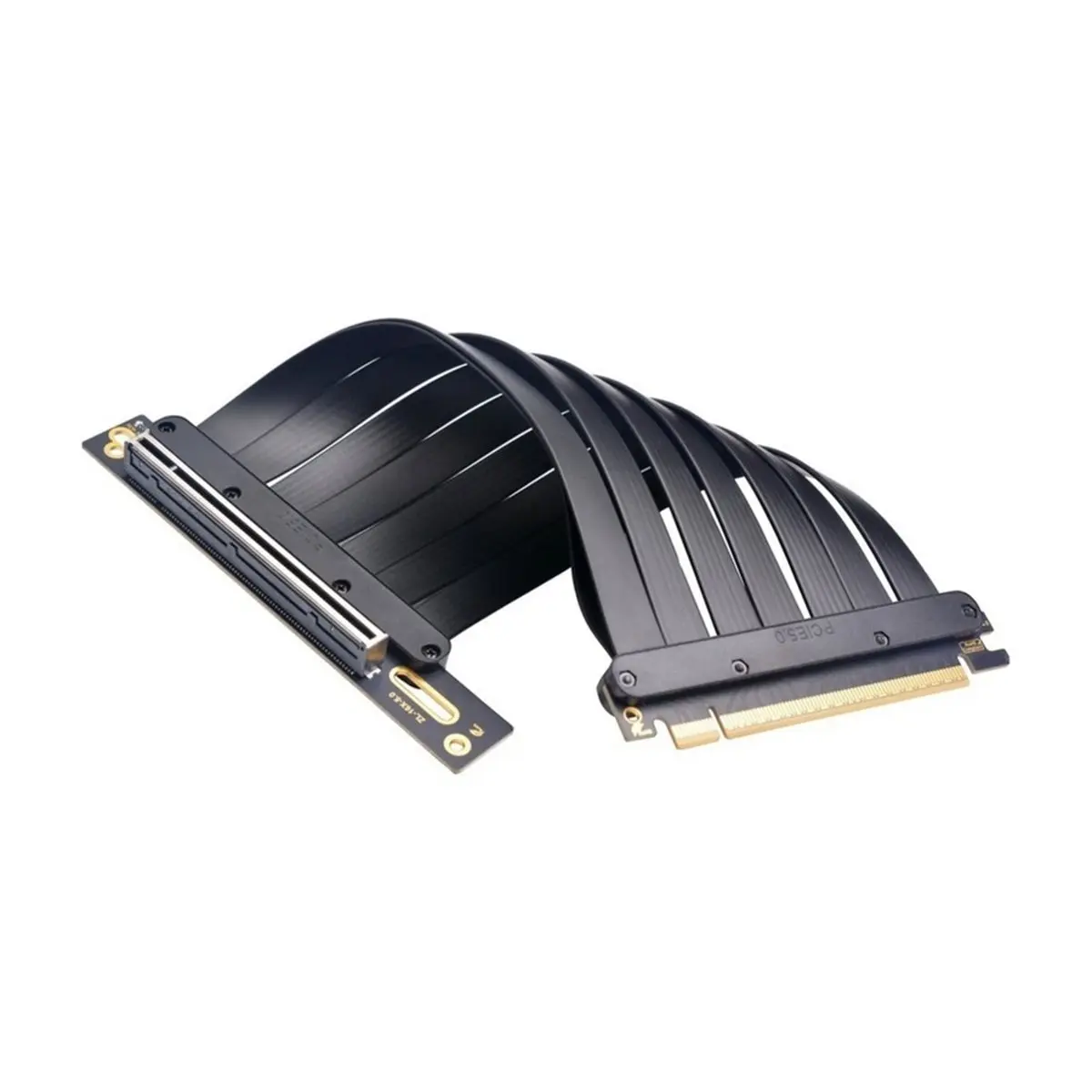 20CM PCI-E 5.0 X16 Riser Cable Video Card Extension Shielded Flexible 32GT/S GPU Extension Cord for ITX PC Computer