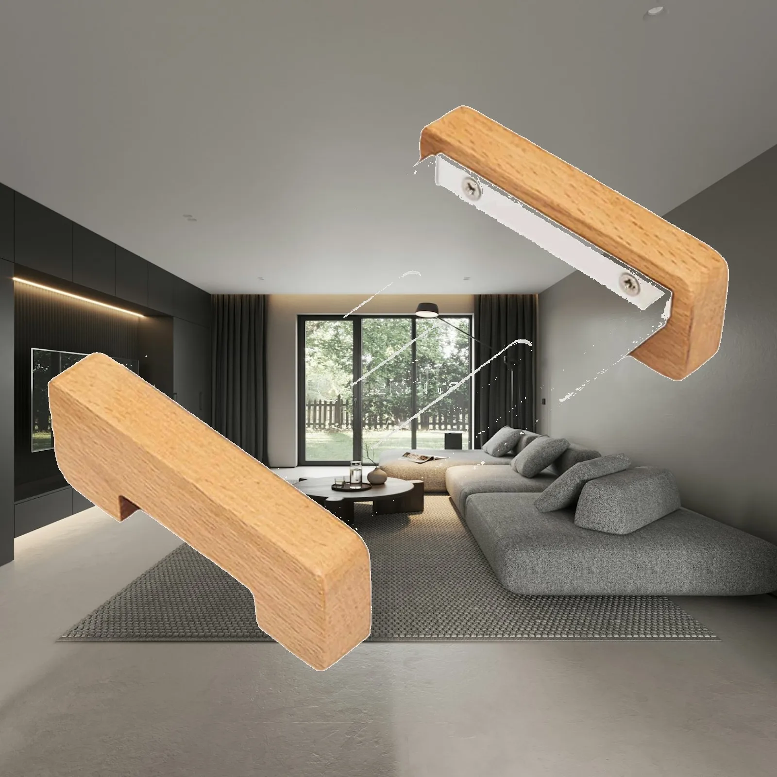 Soap Dish with Drain Wood Metal Bar Soap Tray Self Draining Soap Holder Bathroom Kitchen Storage