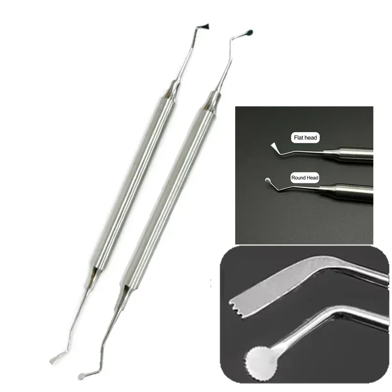 Stainless Steel Dental Cord Packer Gum Separator Double-Ended Retraction Tool Periodontal Scaling Kit
