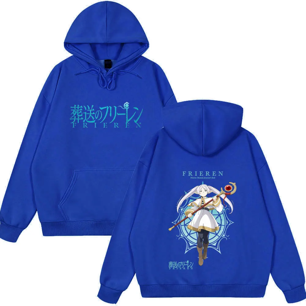 Vintage Wear Anime Frieren: Beyond Journey's End Frieren Grafik-Tops für Männer und Frauen, modische Langarm-Shirts, lässige Streetwear, lustige Oberteile – Detail 12