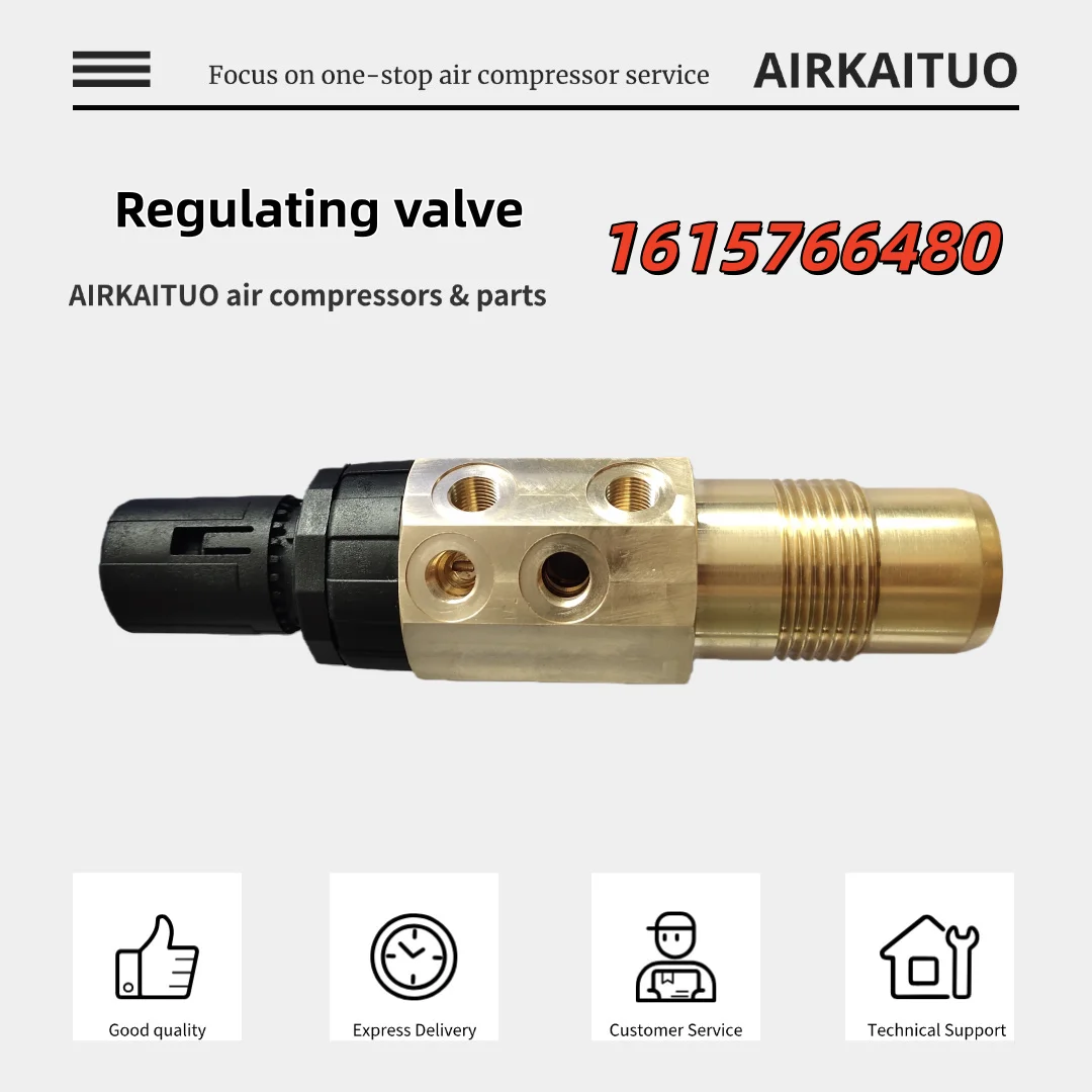 1615766480 Regulating Valve Fits Atlas Copco Air Compressor Replacement Parts 1615-7664-80