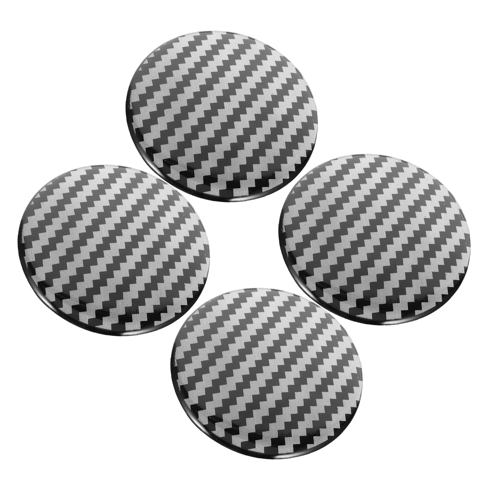 

4pcs Wheel Center Cap Decorative Car Rim Decals Durable Replacement For Auto Tire Decoration Cap Stickers Wheel Hub Stickers Car
