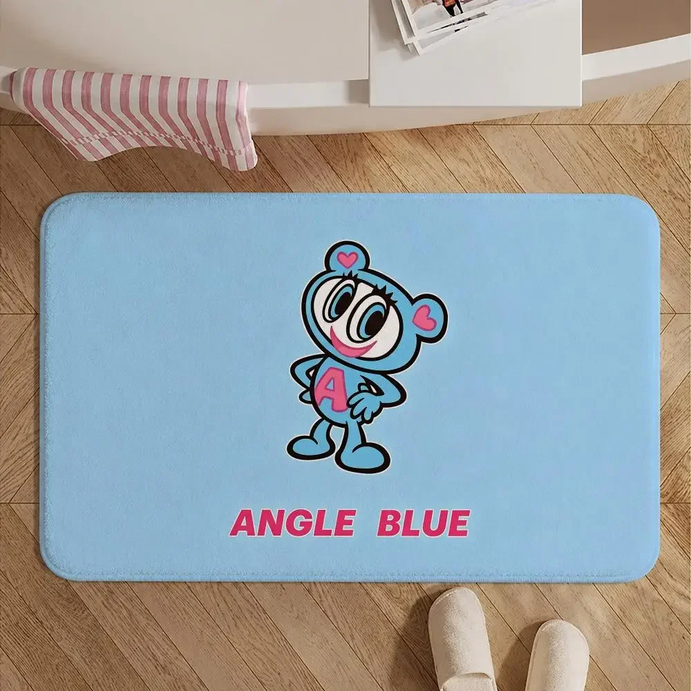 Brand-Angel BlueS Floor Mat Soft Non-Slip Bath Mat, Bedside Carpet, Absorbent Doormat for Home