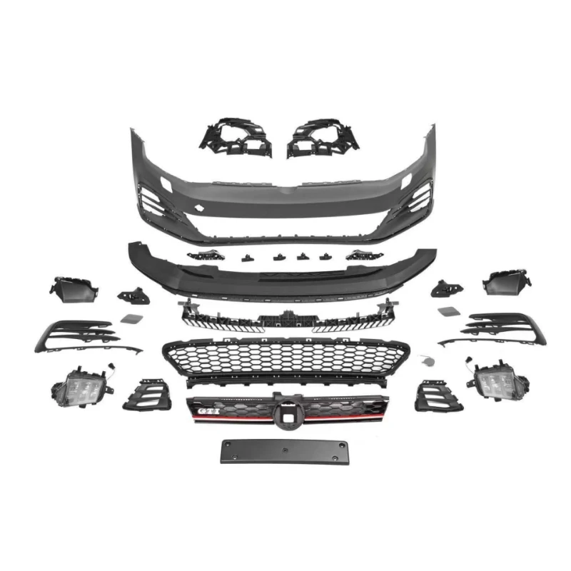 

Подходит для Volkswagen 7, модификация 7,5 в сборе Golf 7,5 GTI, объемный передний бампер