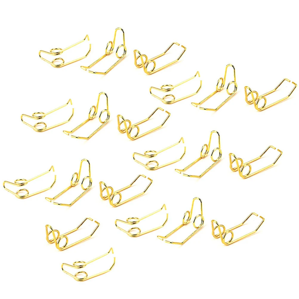 

20pcs Small Trumpet Spring Water Key Spit Valve Replacement Parts for Brass Instruments Durable Metal Music Accessories