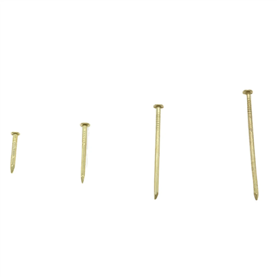 Copper Plated Iron Nail Rod Dia 1/1.2/1.5/1.8mm Round Head Screw Small Tiny Nails Model Making Hardware Connection Fastener
