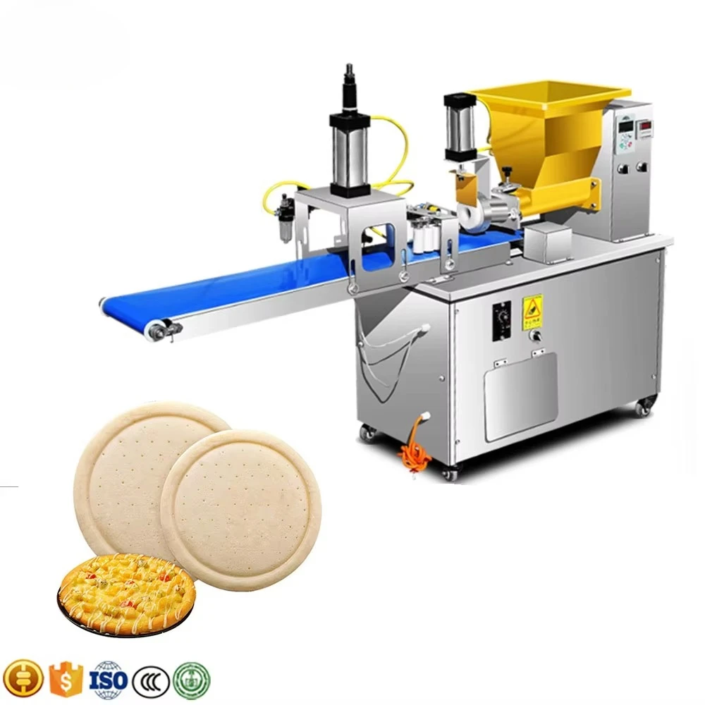 Hot Bread Baklava Roller Former Pizza Base Form Press Automatic Dough Round Sheeter Moon Cake Mold Press Machine