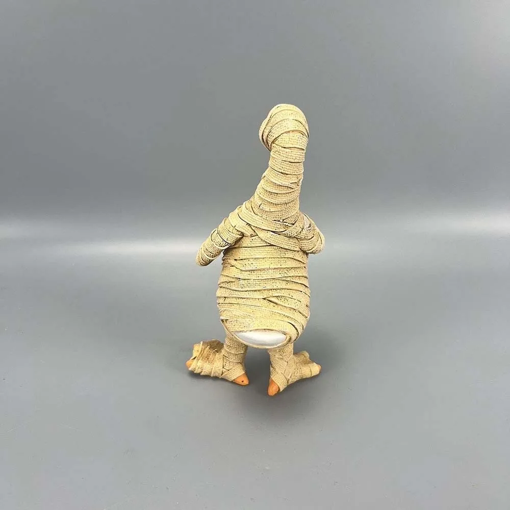 Creative Halloween Duck Figurine Waterproof Durable Resin Goose Statue Handmade Look Colorfast Ghost Pumpkin Sculpture