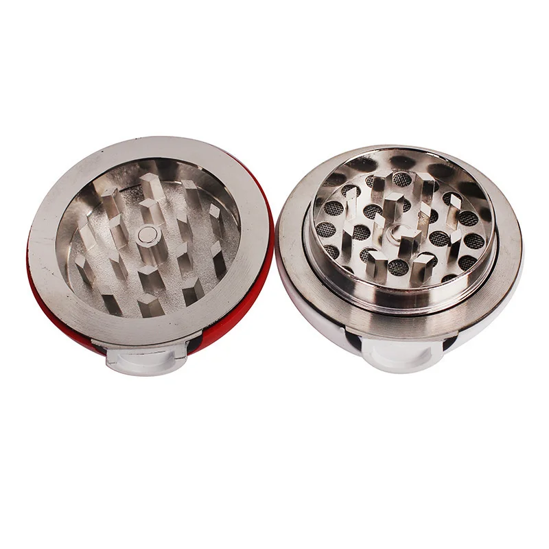 Herb Grinder 3 Layers Tobacco Grusher With Metal Sharp Teeth Pokeball Cute Grinder Herbal Smoking Accessories Cool Gadget