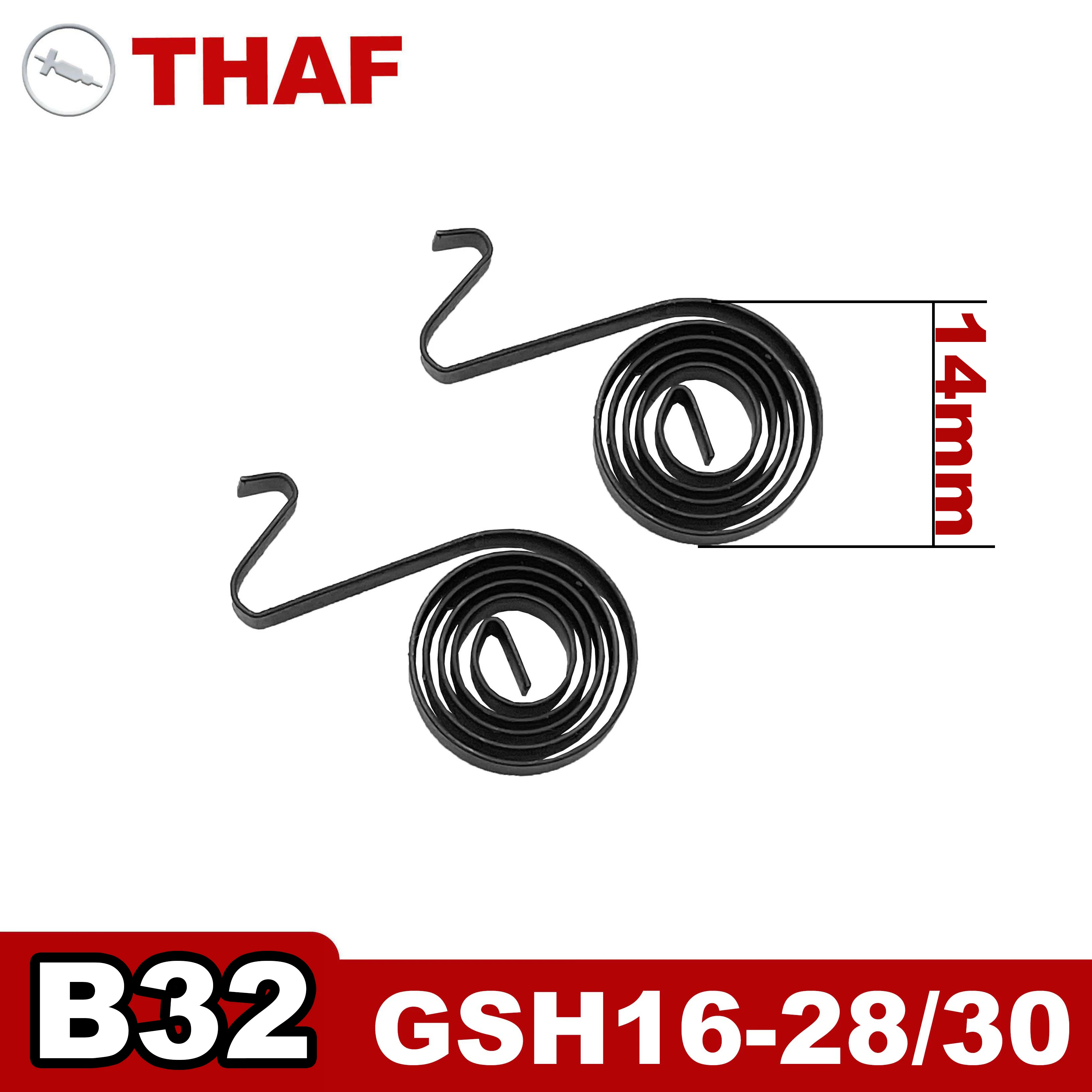 Spiral Spring Replacement (2pcs/set) Spare Parts for Bosch Demolition Hammer GSH16-28 GSH16-30 B32