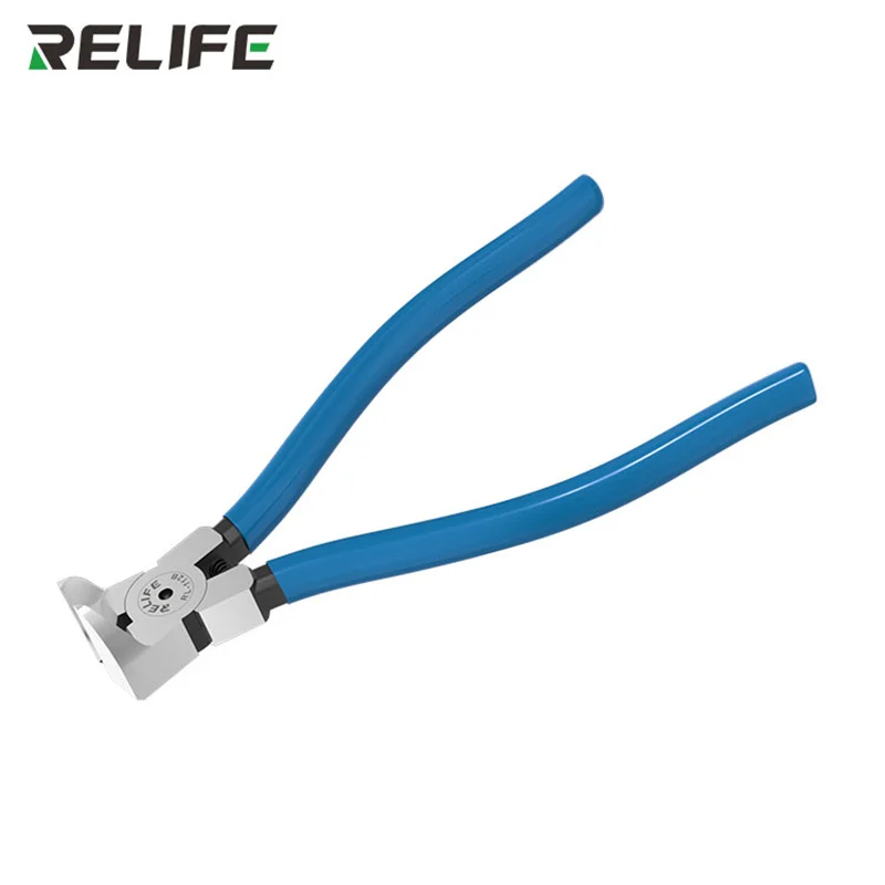 RELIFE RL-112B 90° Right Angle Flat Cutting Pliers Alloy Steel Durable Mobile Phone Rear Camera Disassembly Cutter Tool