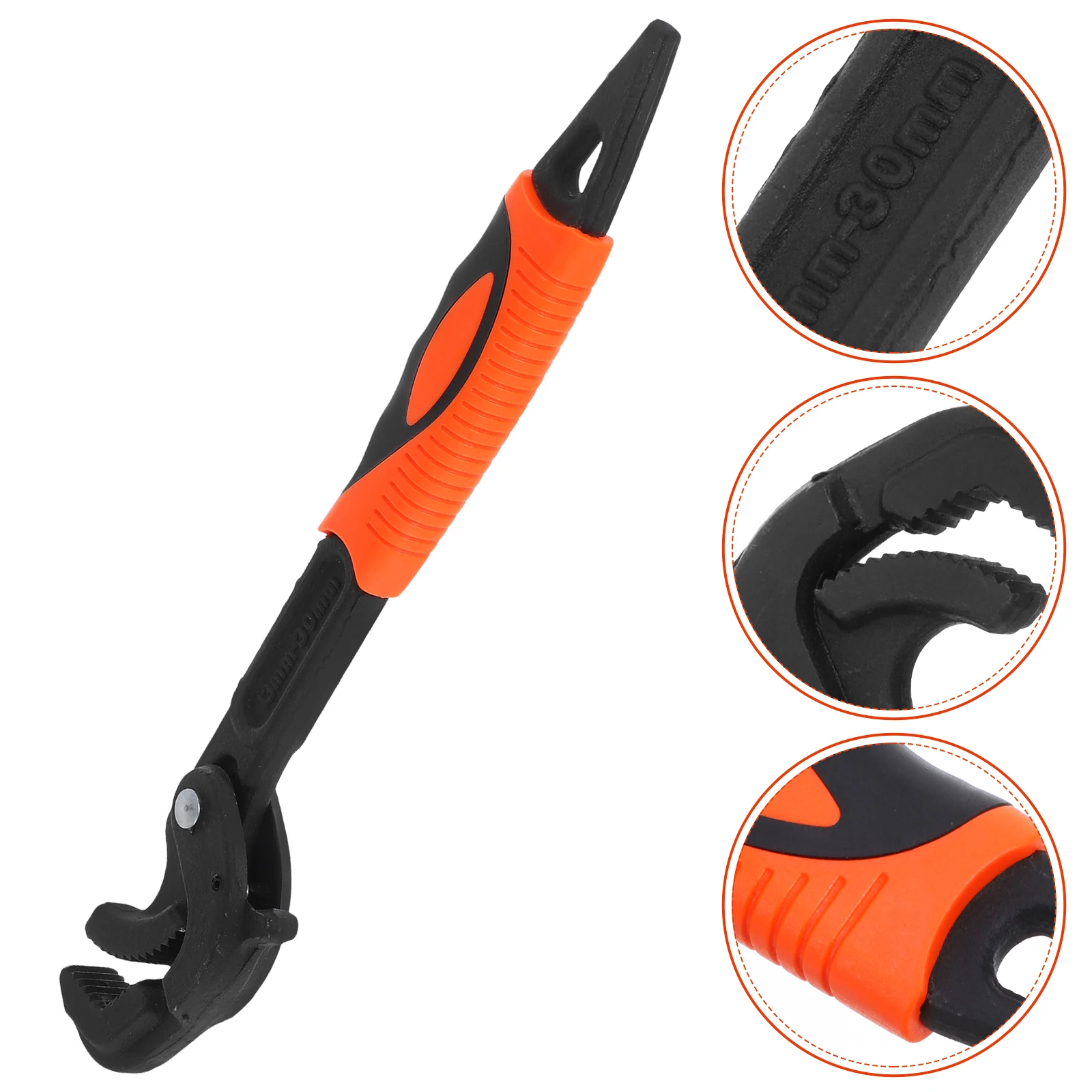 

Large Open End Wrench Universal Multi Function Adjustable Steel Wrench Rustproof Anti 10 55mm Mechanical