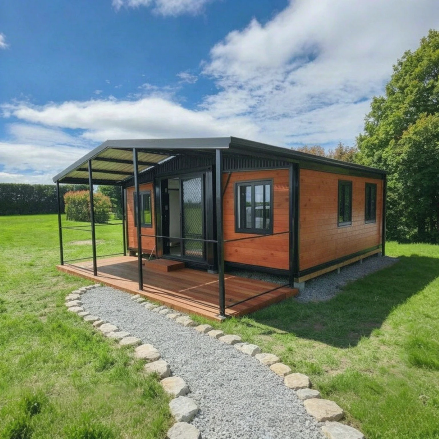 20ft 40ft Prefabricated Modular Home Expandable Mobile Container House Holiday Villa Office Backyard Guest Room Garden Rooms