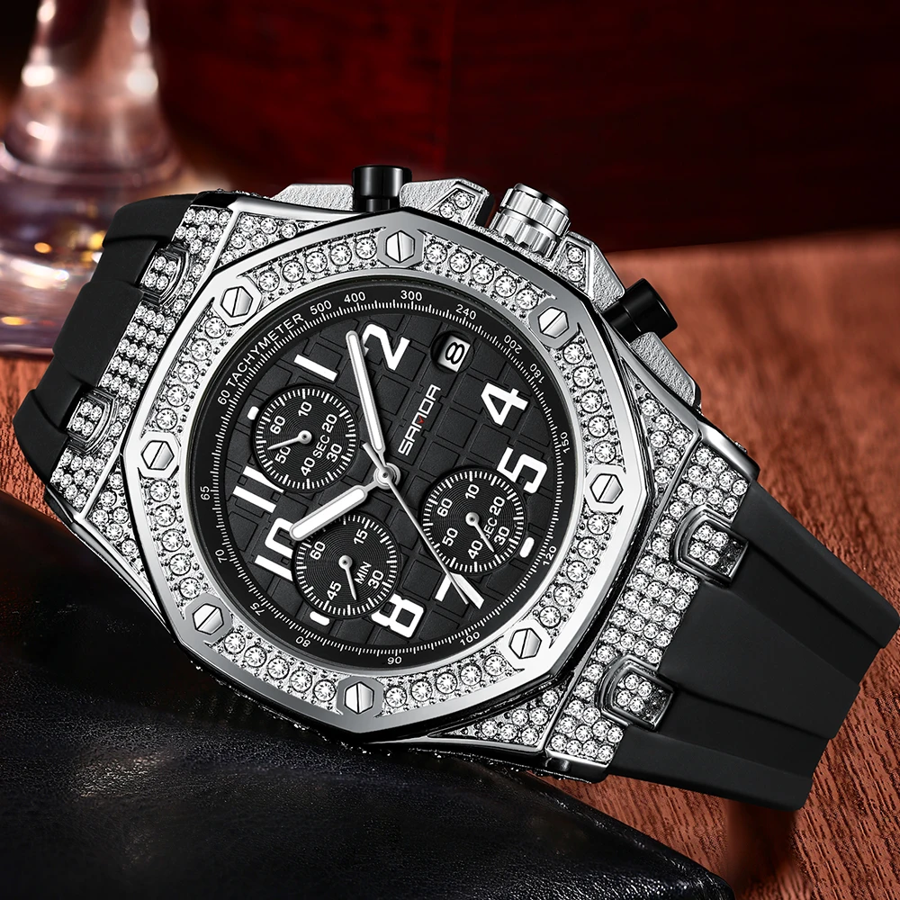 

Мужские кварцевые часы класса люкс Pagani Design: оригинальные, водонепроницаемые, из нержавеющей стали, модные, механические, Reloj