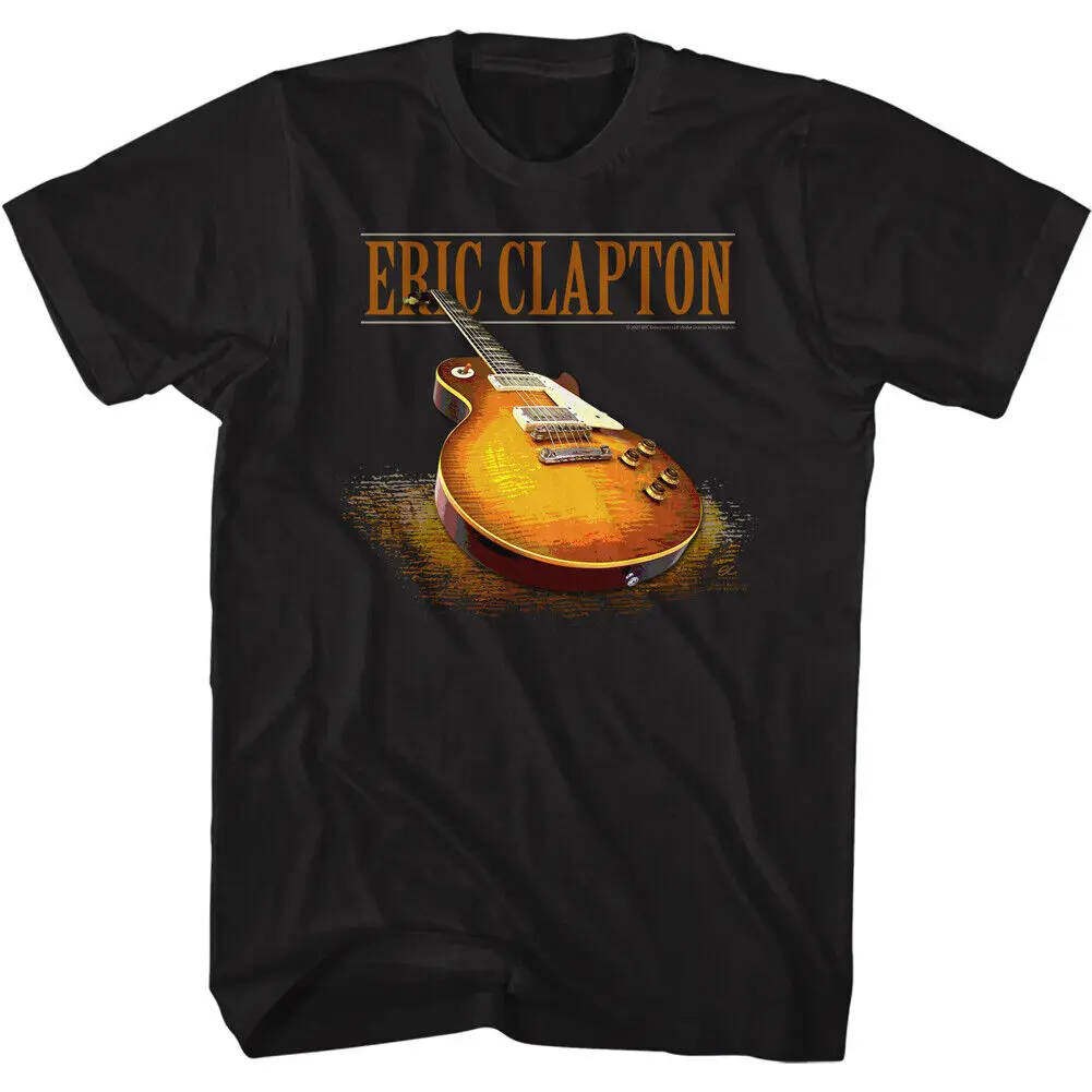 

Eric Clapton Mens T Shirt Original Greatest Guitarist Rock Concert 70s Black New