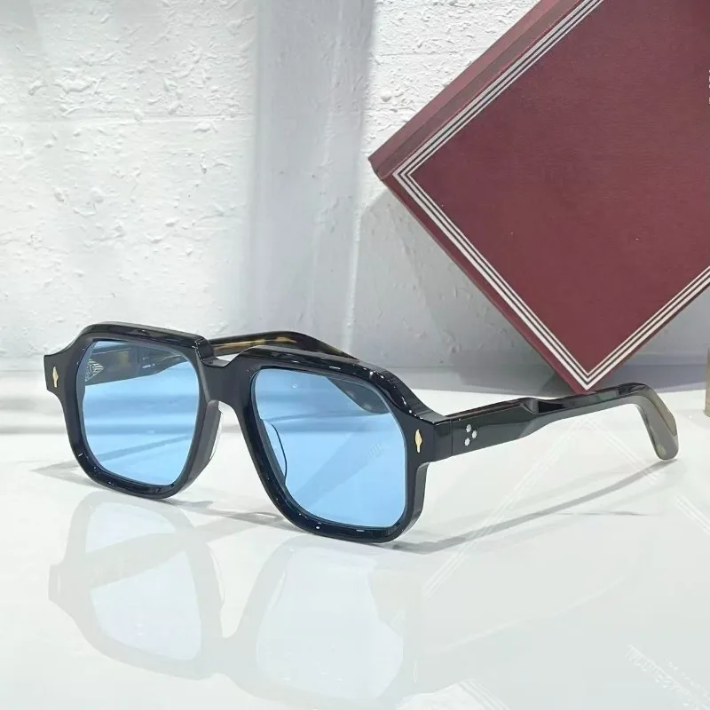 

JMM CHALLENGER Luxury Sunglasses for Men - Handcrafted Thick Acetate Frame, Vintage Designer Style for Outdoor Adventures & Urba
