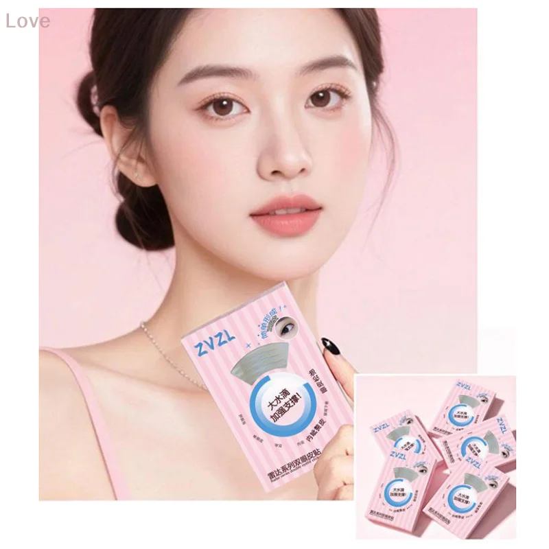 [L&P]256 Patches Double Eyelid Tape Beige Self Adhesive Eye Makeup Stickers Transparent Invisible Big Eyes Makeup