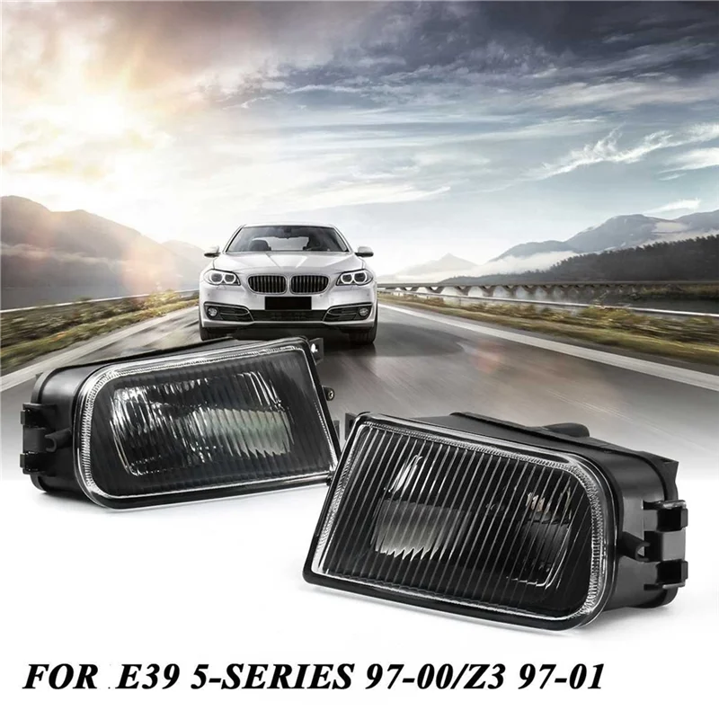 63178360575 63178360576 Lampu Kabut Bumper Depan Tanpa Bohlam Mobil untuk BMW E39 5 Seri 528I 540I Z3 Aksesori Suku Cadang Pengganti