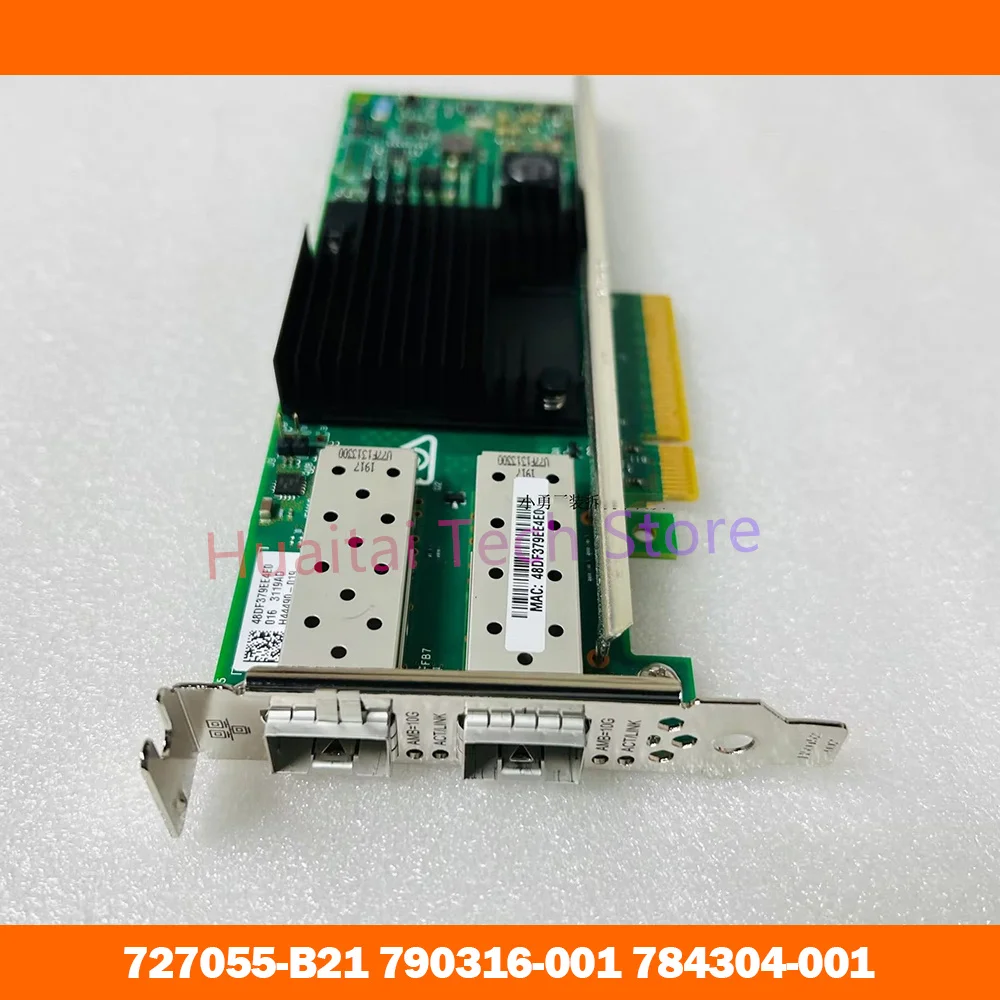 For HPE 10G Dual-port Ten Gigabit Network Adapter 562SFP+ 727055-B21 790316-001 784304-001