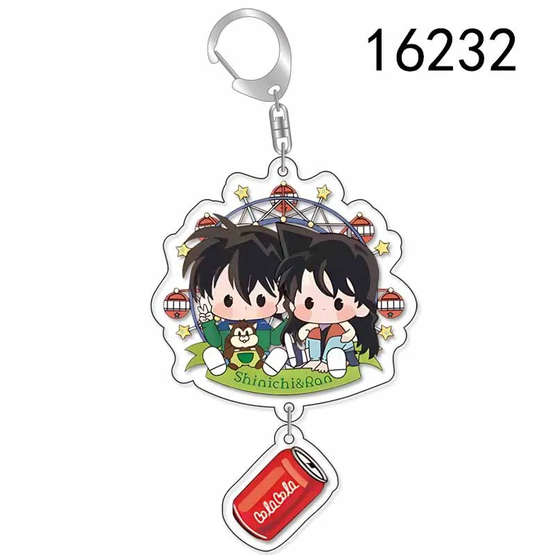 Detective Conan\'s Peripheral Keychain Anime Kidd Kudo Shinichi Yasuo Shuichi Akai\'s Schoolbag Pendant Conan Stuff