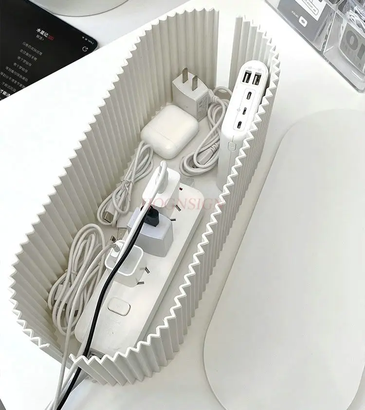 1pcs wire sorting and fixing, hub power supply, wiring management, shielding and routing,Plug in board storage box, data cable,