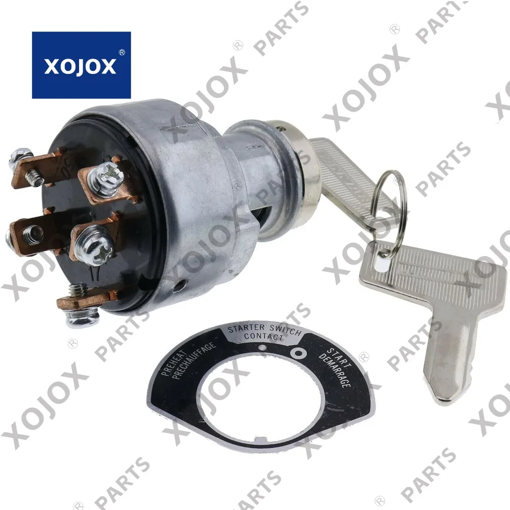 XOJOX Contactslot W/301 Sleutels 933110-00100 933110-00200 voor Yanmar Graafmachine C50R C60R C80R B08-3 Motor 3TNV76 3TNE74